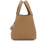 Hermès Chai Clemence Picotin Lock 18 Palladium Hardware - Image 3